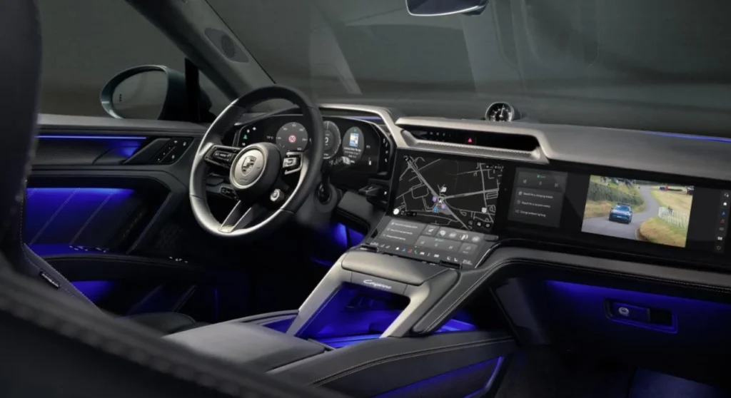 porsche cayenne electric 2026 interior